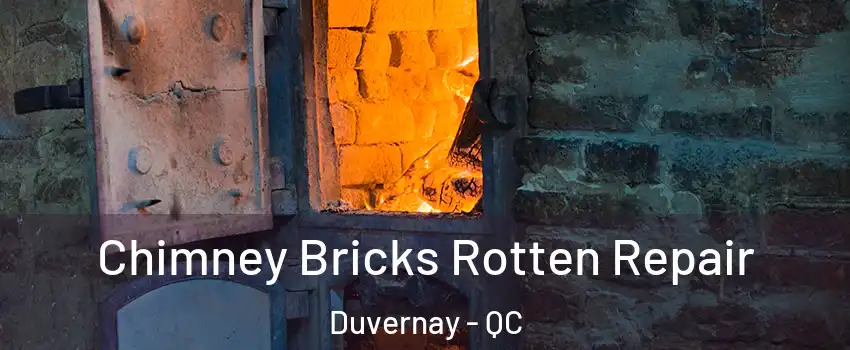  Chimney Bricks Rotten Repair Duvernay - QC