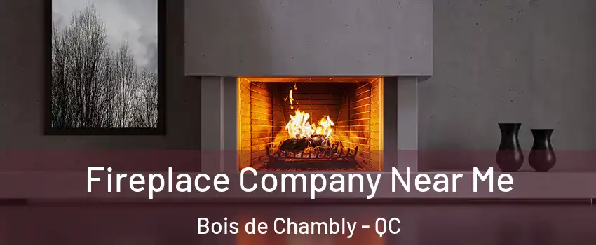  Fireplace Company Near Me Bois de Chambly - QC