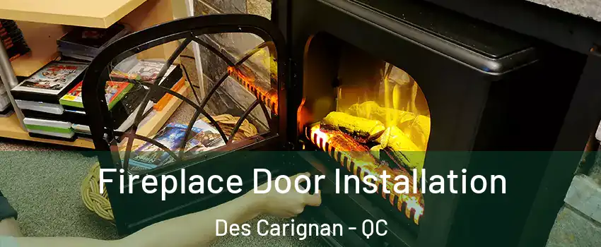  Fireplace Door Installation Des Carignan - QC