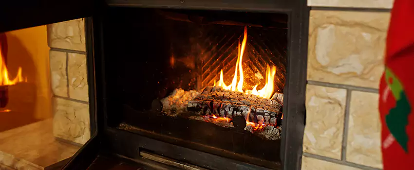 Commercial Prefabricated Fireplace Replacement in Chambly, Quebec