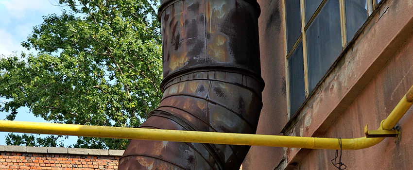 Lightning Protection Installation System for Industrial Chimneys in Chambly, Quebec