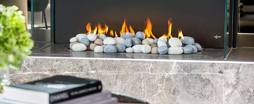 Double-Height Fireplace Design Refurbishment in Chambly, Quebec