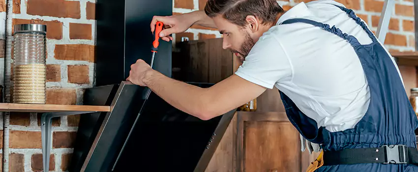 Old Rusted Metal Fireplace Repair And Replacement in Chambly, QC